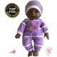 thumbnail image 2 of Muñeca de Cuerpo Suave Colección The New York Doll 28 cm Africana, 2 of 8
