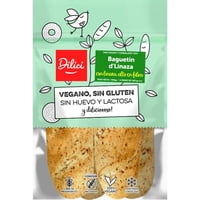 Pan Baguette Lin Sin Glúten 1 Un 400 G Dilici