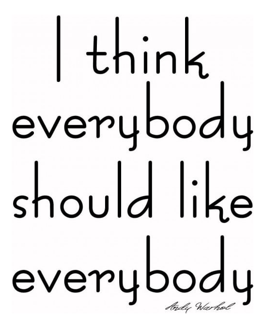 Rienda Libre Graphics - Decomural Everybody Should Like Everybody Ws-44021