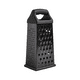 thumbnail image 1 of Rallador De Quesos Acero Inoxidable Negro 9pulgadas Moderno Negro, 1 of 4