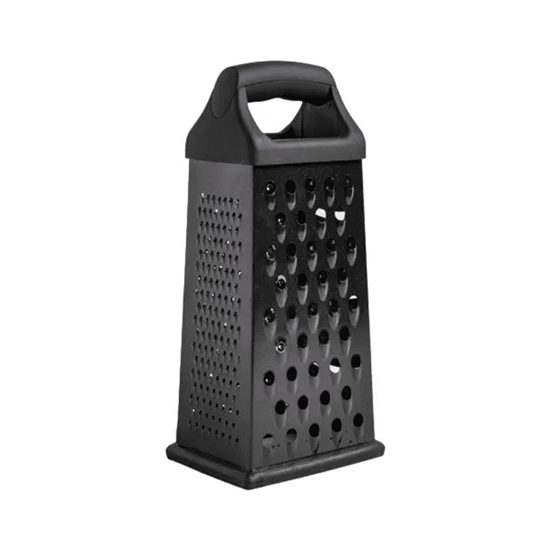 Wakeshome - Rallador De Quesos Acero Inoxidable Negro 9pulgadas Moderno Negro