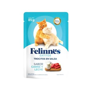 Sachet Felinnes Gatitos Carne Y Leche 24 Un.