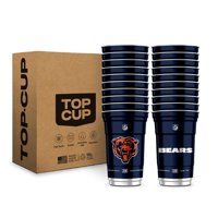 Vasos Reutilizables De Aluminio Top Cup Nfl Chicago Bears 590 Ml X20