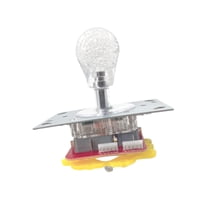 Bothyi - Led Arcade Iluminado Joystick Reparación Diy Colorido Joystick Grip Conmutable