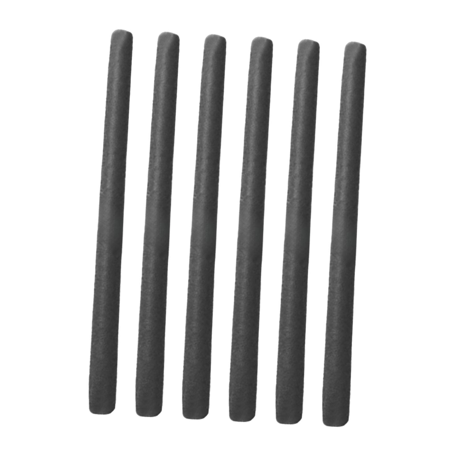 Magideal - 6 Piezas De Fundas De Espuma Para Postes De Trampolín, Protección De Relleno De Espuma, Cubiertas De Postes De Trampolín Para Barandilla De Cama De Sa Negro