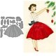 thumbnail image 1 of Troquel Metálico Dress Lady 10 5 X 9 7 Cm, 1 of 7