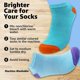 thumbnail image 4 of Calcetines BRIGHT STAR para mujer, corte bajo, 30 pares, suaves, 4 of 8