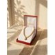 thumbnail image 1 of Collar Mallorca Clásico-colgante Enchapado Oro Desmontable Crema, 1 of 3