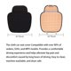 thumbnail image 4 of Funda para Asiento de Coche Suninbox 48 cm Negra (2 unidades) Lino, 4 of 7