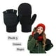 thumbnail image 4 of 3 Par Guantes Térmicos De Invierno Sin Dedos Convertibles Para Adultos y Jovenes, 4 of 4