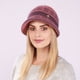 thumbnail image 3 of Metal Flower Decor Knit Hat, Fashion Fleece Lined Bonnet Hat, Warm Winter Coldproof Cloche Bucket Hat For Women, 3 of 3