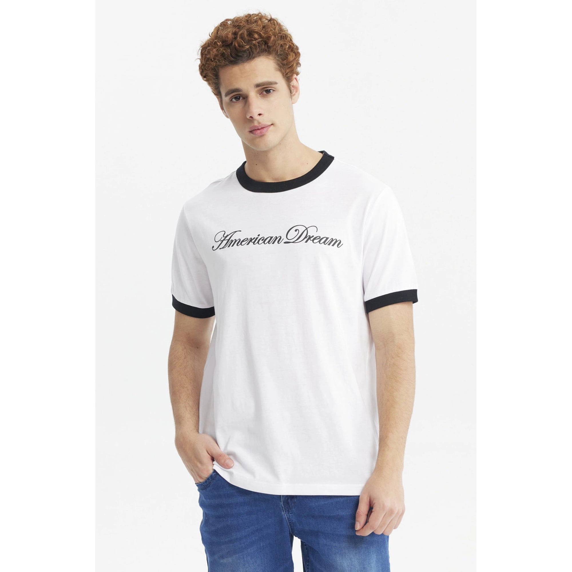 Fashionspark - Polera Hombre Slim Blanco - V