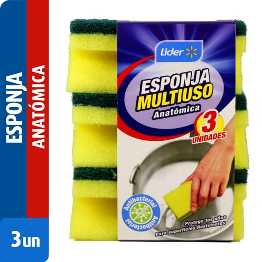 Esponja Anatómica Abrasiva 3 Un Lider