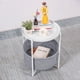 thumbnail image 4 of Mesa Lateral Auxiliar 2 Niveles con Cesta 42x42x52cm Blanco, 4 of 6
