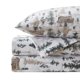 thumbnail image 1 of Sábanas de franela Sweet Home Collection Winter Cabin Lodge Full, 1 of 6