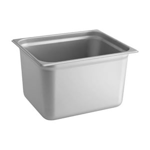 Vaccarin - Contenedor Gastronomico Acero Inoxidable Gn 1/2 X 20 Cm