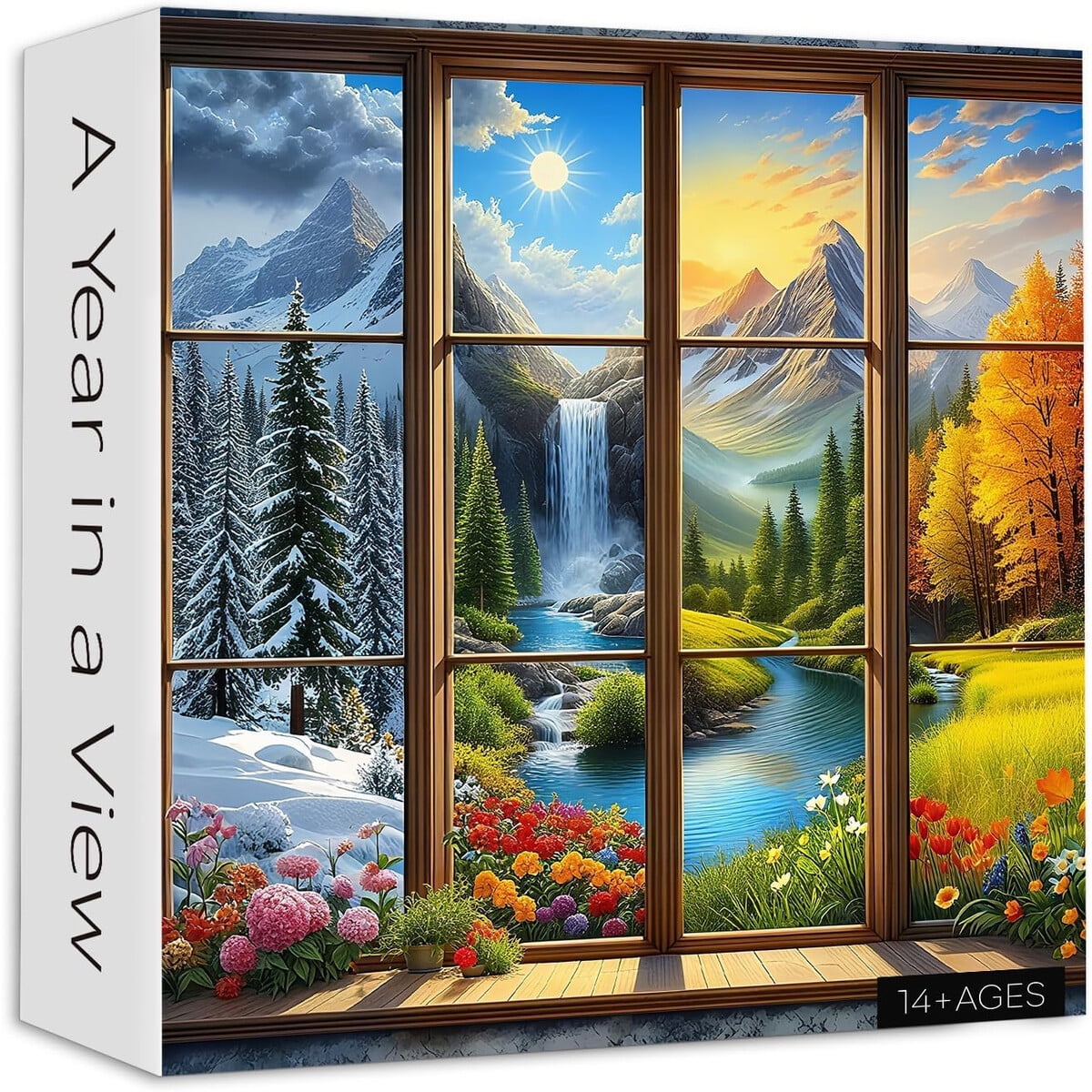 Puzzle Pickforu A Year In A View 1000 Piezas Naturaleza