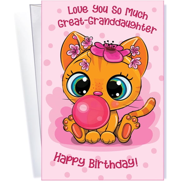 Tarjeta De Cumpleaños Para Bisnieta