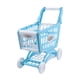 thumbnail image 5 of Carrito De Compras Para Niños, Carrito De Supermercado, Juguete Para Niños De 3 Años En Adelante, Obsequio De Fiesta, Azul, 5 of 5
