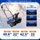 thumbnail image 4 of Snow Joe SNJ-SJ627E quitanieves de 22" de ancho, motor de 15 A, 4 of 9