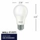 thumbnail image 2 of Bombilla LED Bulbrite 9W (equivalente a 60W) regulable 3000K E26 - Pack de 6, 2 of 7