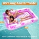 thumbnail image 2 of Tumbona inflable para broncearse para piscina Float Sloosh XL, color rosa, 85 x 57 cm, 2 of 9