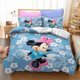 thumbnail image 1 of Duvet Cover Mickey Minnie Single Double King Size Full Size Bedding Set Kids Gift Needlework Pillowcase Duvet CoverBed Sheets, 1 of 5