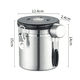 thumbnail image 2 of Lata De Café Contenedor De Alimentos Sellado 1.5 L acero inoxidable 304, 2 of 8