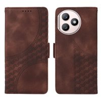 Carcasa Foxdock Honor 90 Lite De Cuero Pu, Diseño Acolchado Clásico, Protección Contra Caídas Y Rayones