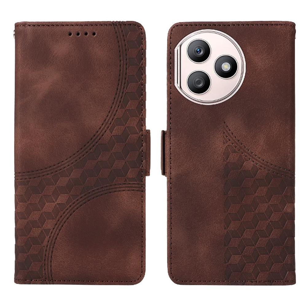 Carcasa Foxdock Honor 90 Lite De Cuero Pu, Diseño Acolchado Clásico, Protección Contra Caídas Y Rayones