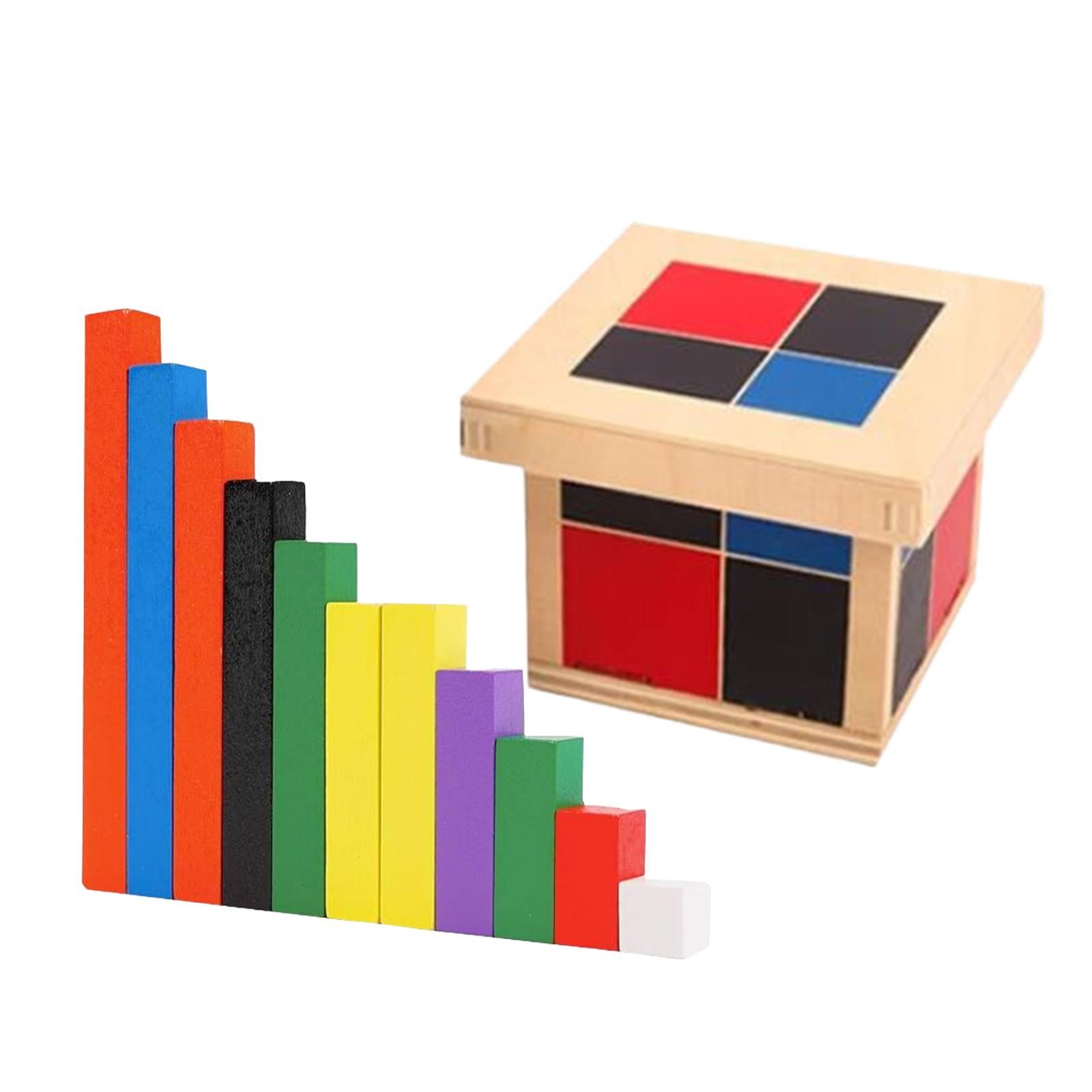 Magideal - Set De Bloques De Madera Para Aprender Matemáticas , Cubo Binomial