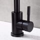 thumbnail image 4 of Llave Monomando De Arco Alto Grifo Cocina Lavaplatos Profesional Negro, 4 of 5