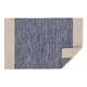 thumbnail image 2 of Alfombra tejida a mano de algodón DII 61 x 91 cm azul francés, 2 of 7