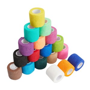 Bothyi - Vendaje Autoadhesivo De 18 Uds., Cinta Adhesiva Para Veterinario, Banda Adherente Elástica Para Envoltura Cohesiva