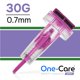 thumbnail image 2 of Lancetas ONE-CARE 30G x 0,7 mm 100 por caja con botón pulsador, 2 of 9