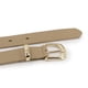 thumbnail image 3 of Cinturón mujer pasador metálico angosto casual beige Talla Única, 3 of 4