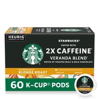 Cápsulas De Café Starbucks Veranda Blend 2X Cafeine 60 K-Cup