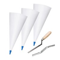 Magideal - Bolsa Para Lechada De Baldosas Punta Para Juntas Bolsa Para Lechada Herramientas Para Albañilería Bolsas Para Tuberías Punteros Para Pliegues Bolsa De