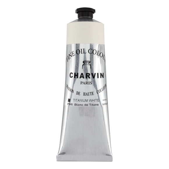 Pintura al óleo Charvin Blanco de Titanio 150 ml profesional