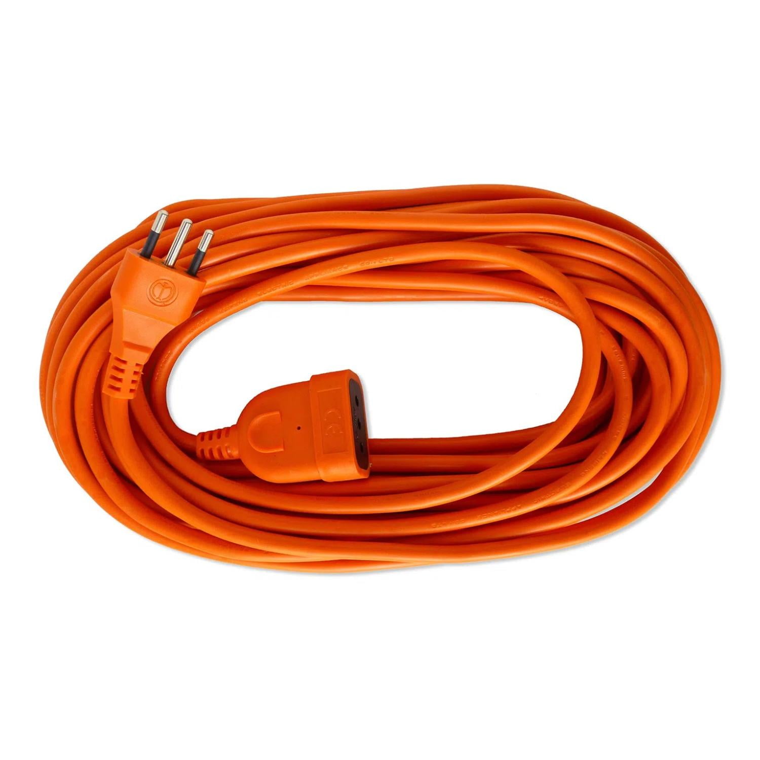 Macrotel - Alargador Extension De Corriente 5mts 10a Naranja