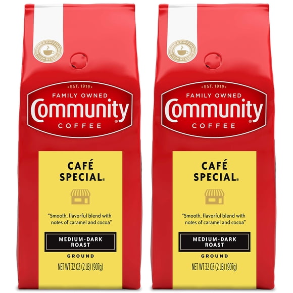 Café molido Community Coffee Café Special, color medio oscuro, 1,89 litros