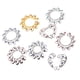 thumbnail image 2 of 8 piezas no piercing pezones anillo redondo clip de cristal del corazón en la joyería del cuerpo, 2 of 5