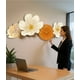 thumbnail image 3 of Reloj Pared Decorativo LED Diseño Floral 3D Hogar Jhn, 3 of 3