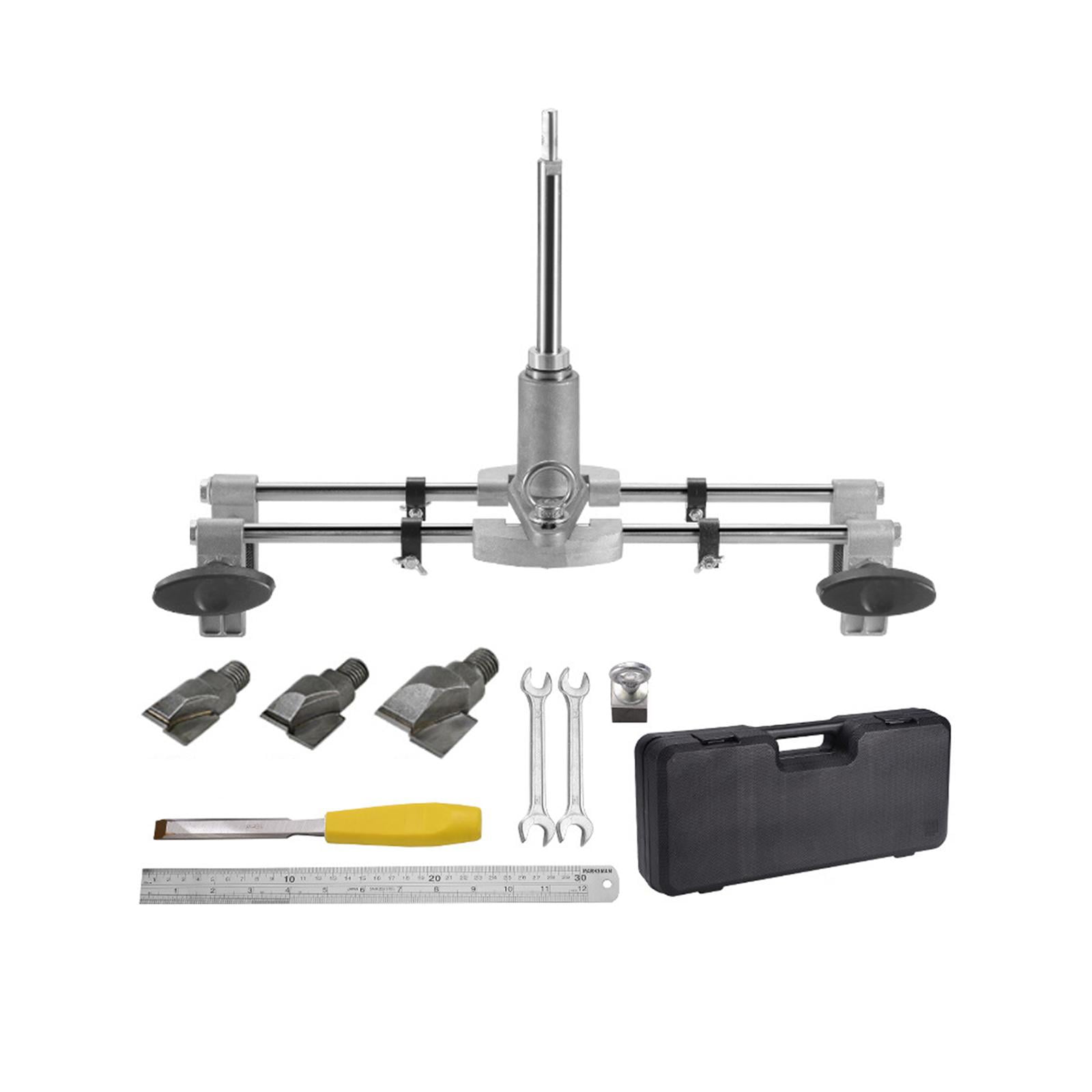 Ioensy - Kit De Abridor De Agujeros Para Cerradura De Puerta, Piezas De Herramientas De Plantilla Resistentes Y Fáciles De Usar Para Puertas De Madera