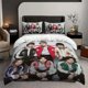 thumbnail image 1 of 3pcs Sixtones Male Idol Group Group Photo Themed Bedding Three-Piece Set Duvet Cover Pillowcase Set Soft, 1 of 5