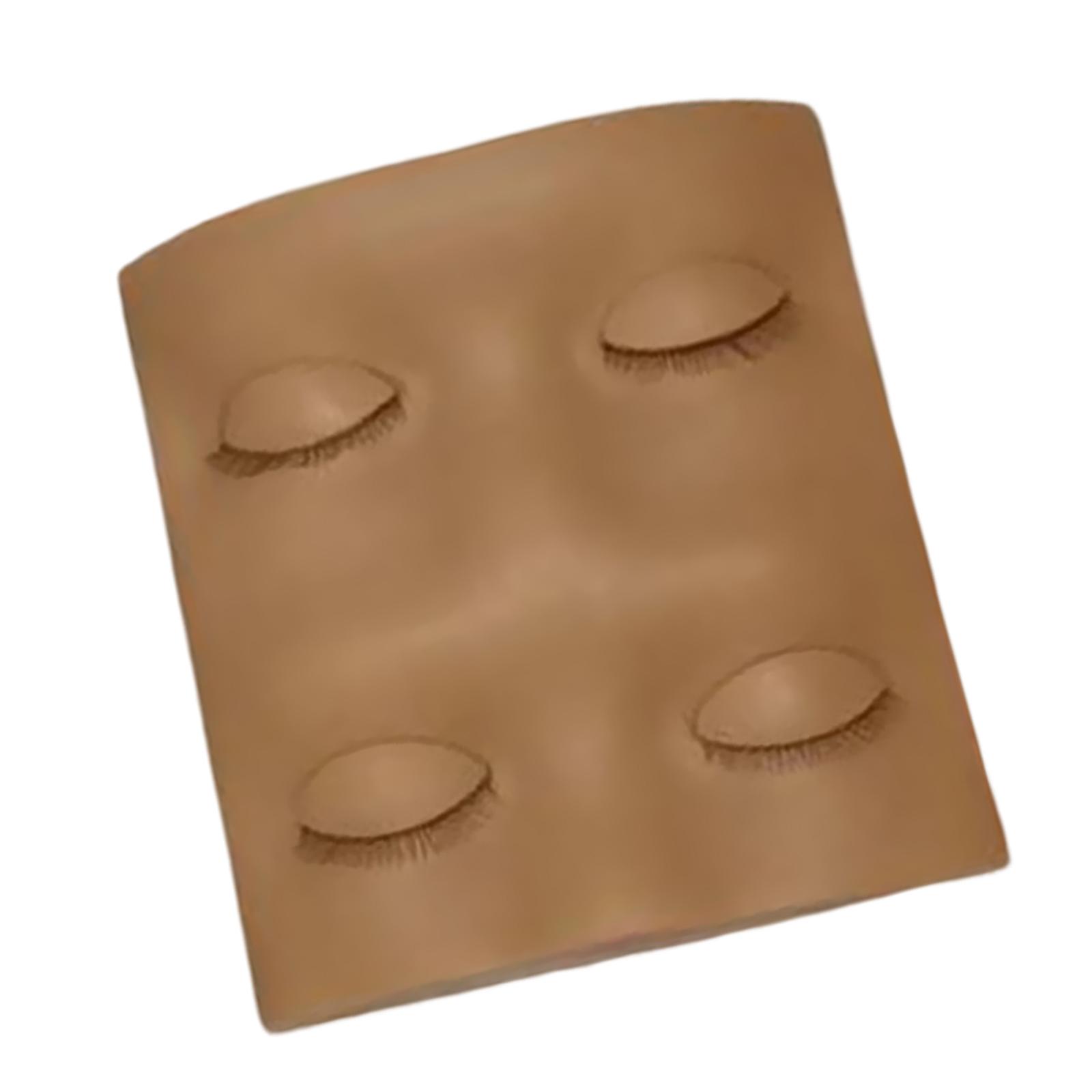 Ioensy - Práctica Cabezal De Extensión De Pestañas Modelo Natural Portátil Para Práctica De Pestañas B