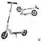 thumbnail image 1 of Scooter Monopatín De Pie Plegable Ajustable Jovenes Adultos Plateado, 1 of 2