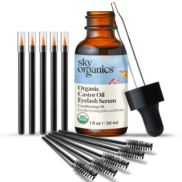 Sérum Para Pestañas Aceite De Ricino Orgánico 30 Ml