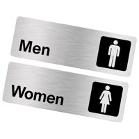 Bothyi - Letrero De Baño Autoadhesivo Para Colgar En La Pared, Símbolo De Inodoro Para Oficinas, Parques Y Hogares