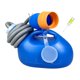 thumbnail image 4 of Botella De Orina Masculina Botella De Orina Masculina Liviana Para Uso Nocturno En El Hogar Hombre 3000 Ml Azul, 4 of 5